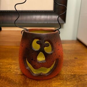 Halloween Pumpkin Candle Holder